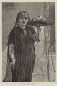 Una fruttivendola del Cairo da Frederick Goodall